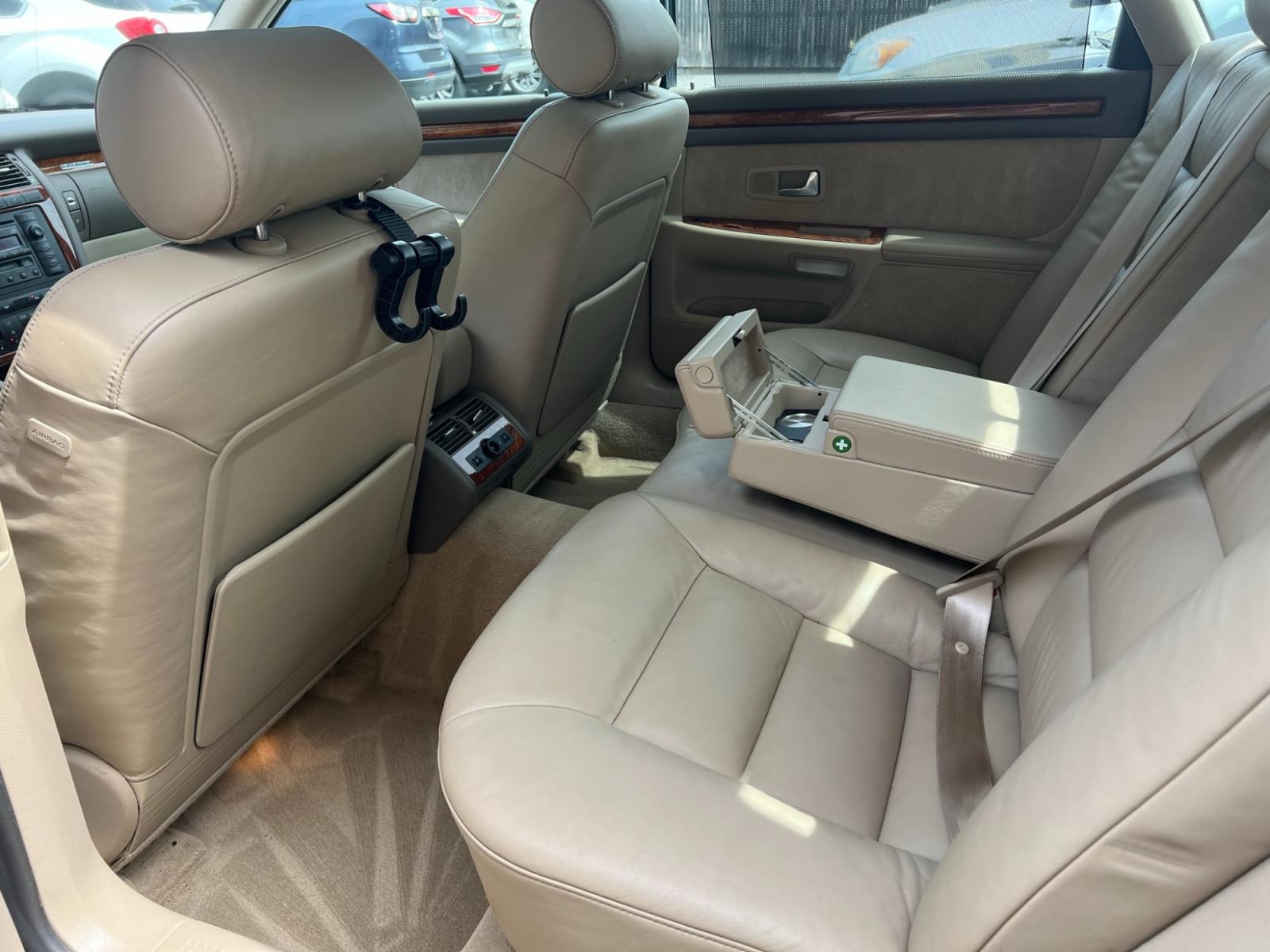 2001 BLACK /Beige leather Audi A8 (WAUML54DX1N) , located at 1018 Brunswick Ave, Trenton, NJ, 08638, (609) 989-0900, 40.240086, -74.748085 - This is a very special vehicle! 1 owner that has been kept in the garage since brand new!! Fully serviced throughout the years and is still like Brand New with no dings, dents or scratches! A truly must see to appreciate as the original price of this car was over $70,000!! Please call Anthony to set - Photo #14
